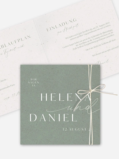 Hochzeitseinladung Romance Letters