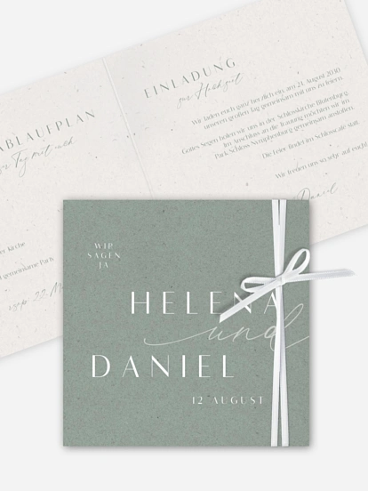 Hochzeitseinladung Romance Letters