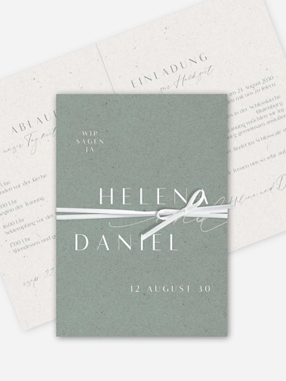 Hochzeitseinladung Romance Letters