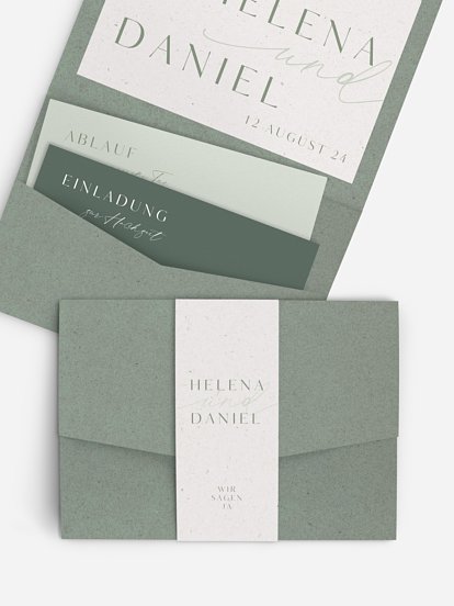 Hochzeitseinladung Romance Letters