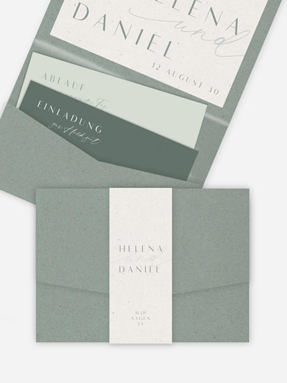 Hochzeitseinladung Romance Letters