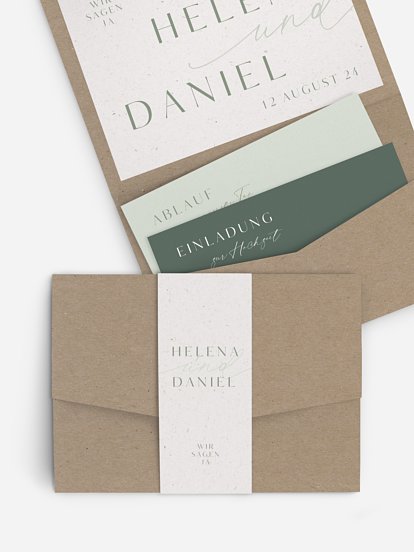 Hochzeitseinladung Romance Letters