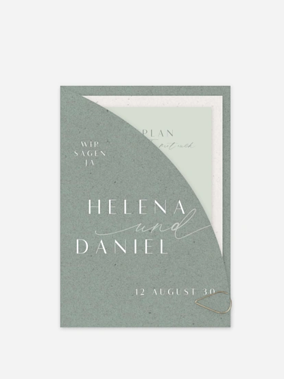 Hochzeitseinladung Romance Letters