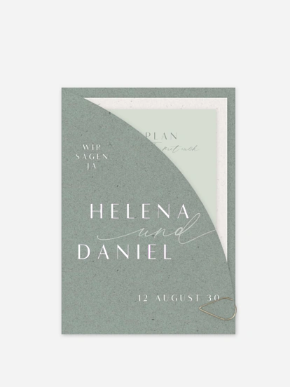 Hochzeitseinladung Romance Letters