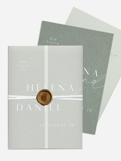 Hochzeitseinladung Romance Letters