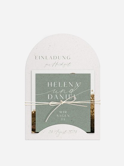 Hochzeitseinladung Romance Letters