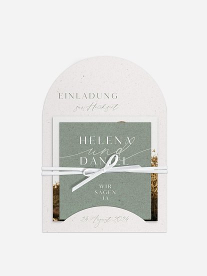 Hochzeitseinladung Romance Letters