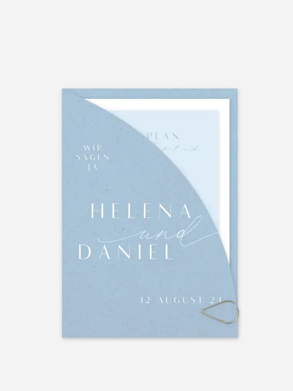 Hochzeitseinladung Romance Letters