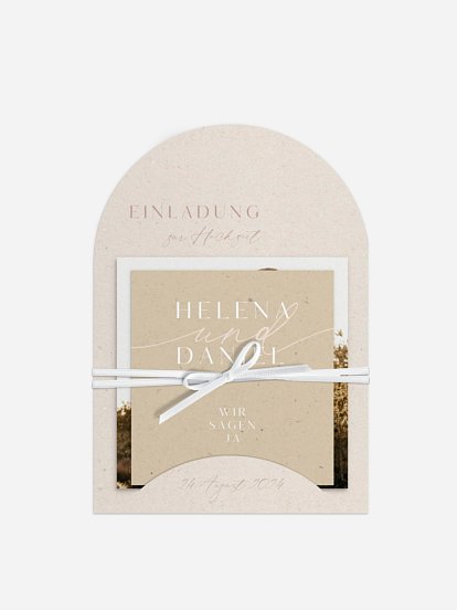 Hochzeitseinladung Romance Letters