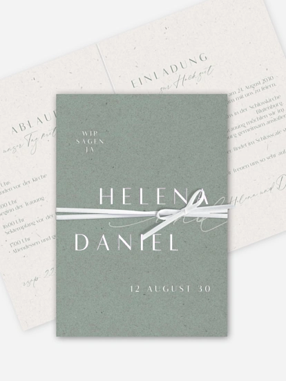 Hochzeitseinladung Romance Letters