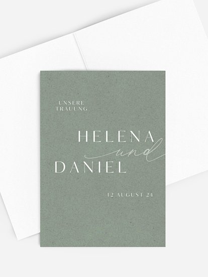 Kirchenheft Hochzeit Romance Letters