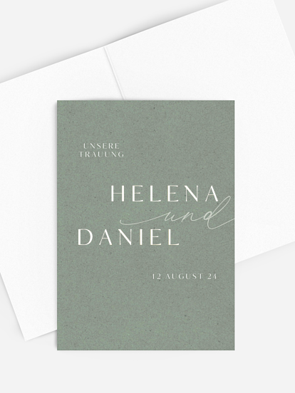 Kirchenheft Hochzeit Romance Letters