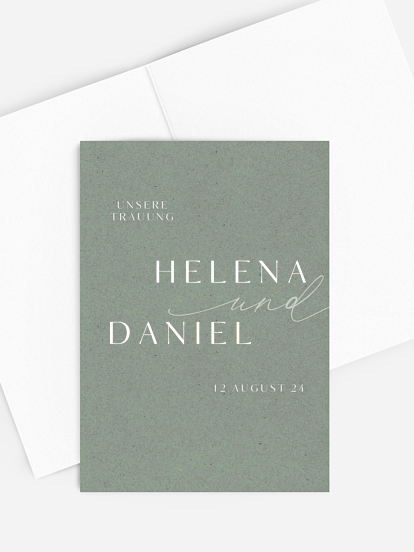 Kirchenheft Hochzeit Romance Letters