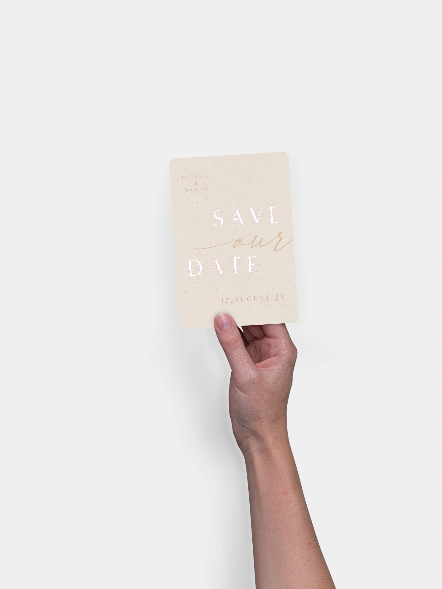Save-the-Date Karte Romance Letters