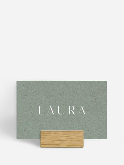 Tischkarte Hochzeit Romance Letters