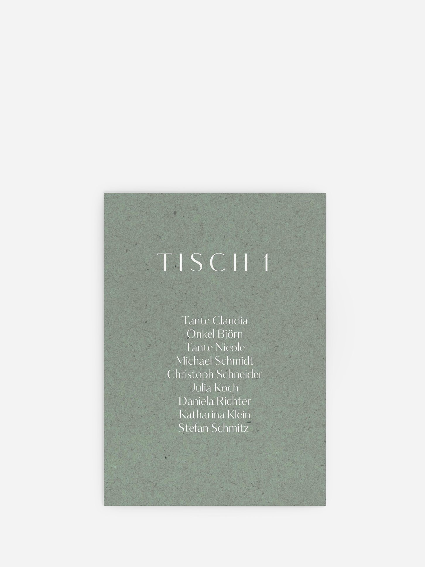 Sitzplan Kreativ Romance Letters
