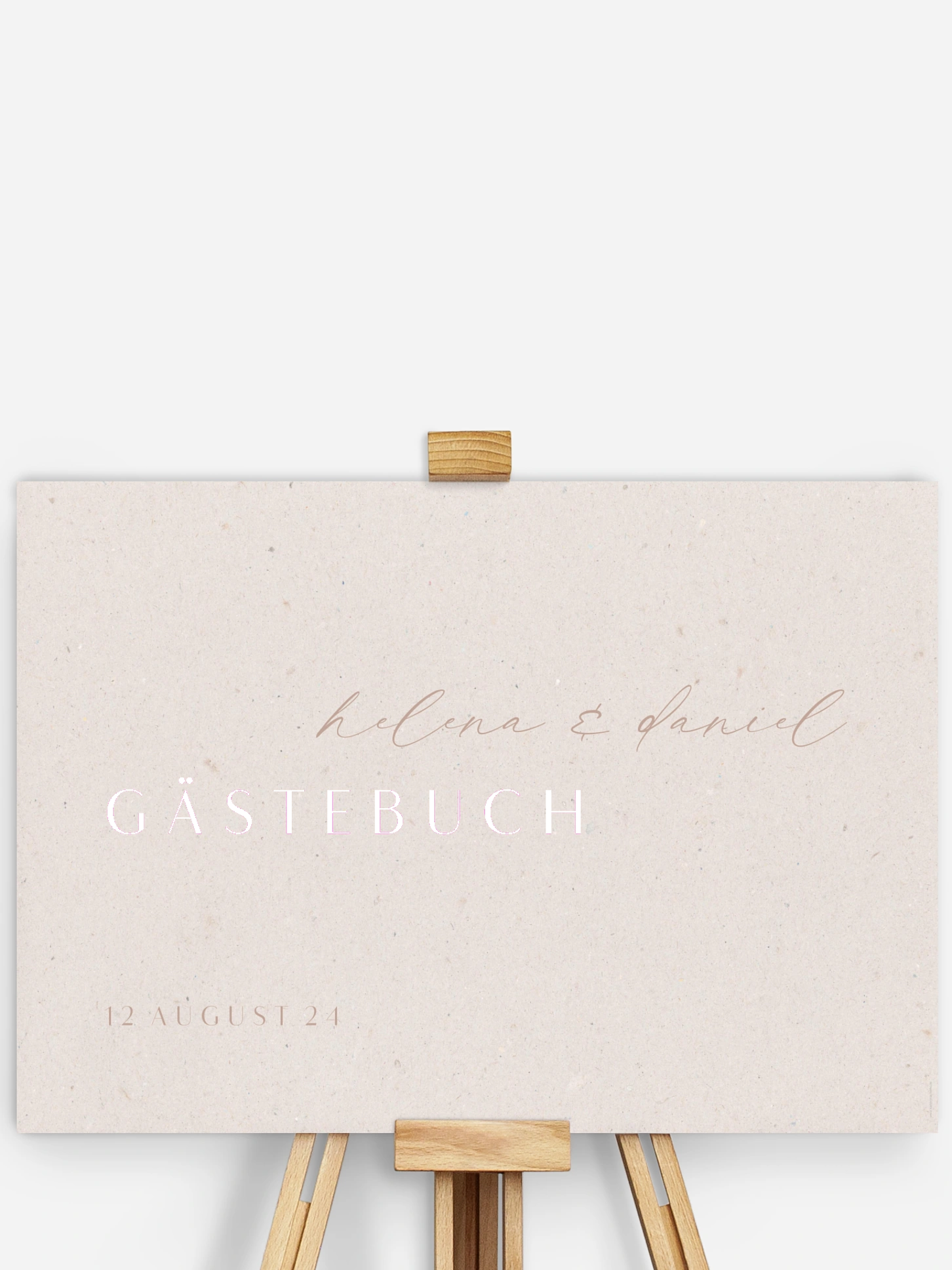Gästebuch Poster Romance Letters