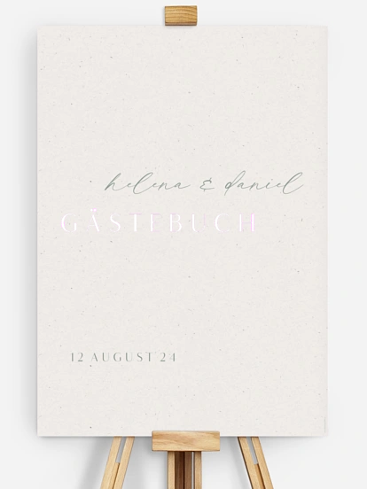 Gästebuch Poster Romance Letters