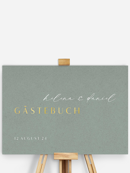 Gästebuch Poster Romance Letters