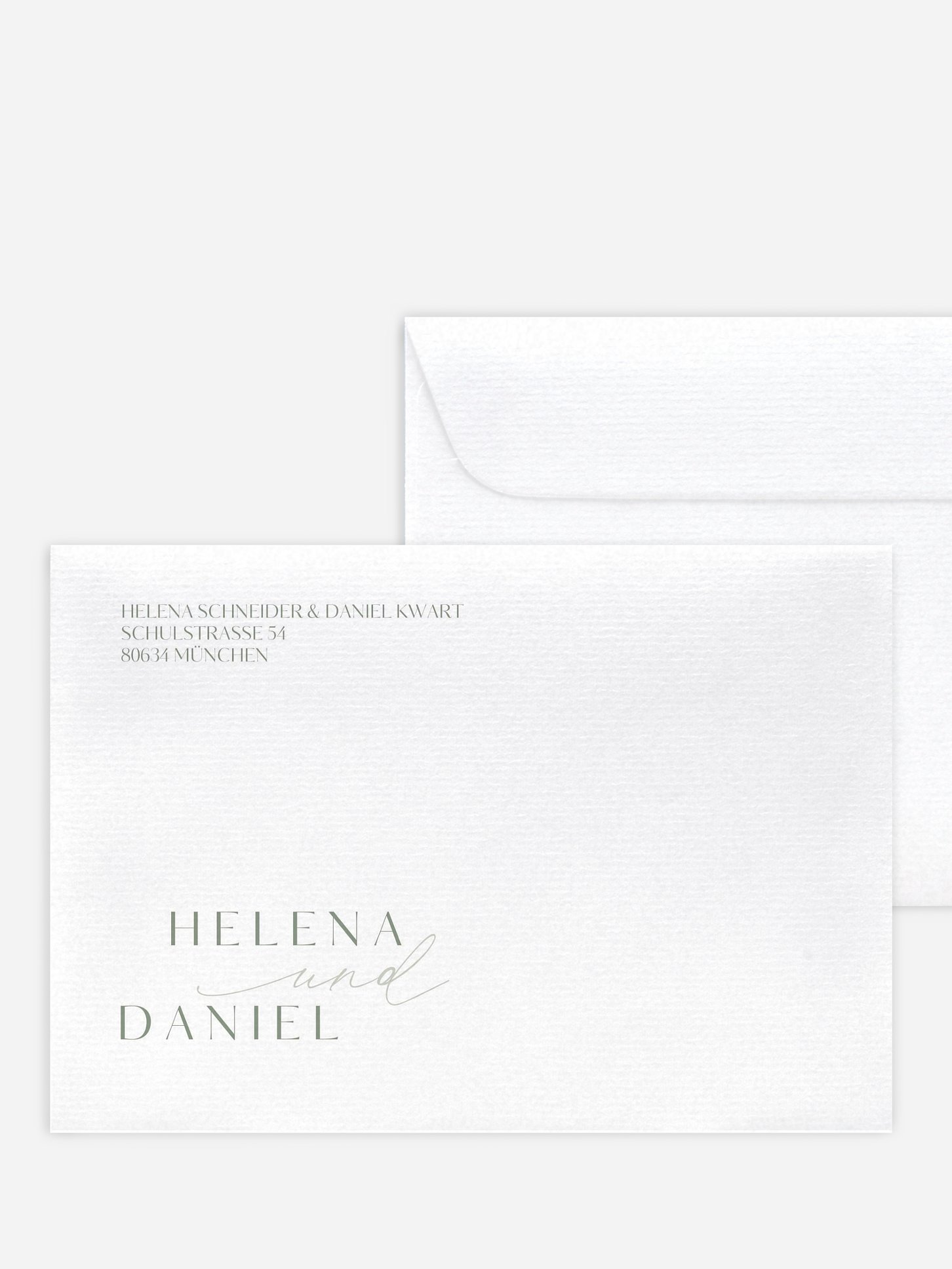 Briefumschlag mit Motiv Romance Letters