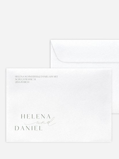 Briefumschlag mit Motiv Romance Letters