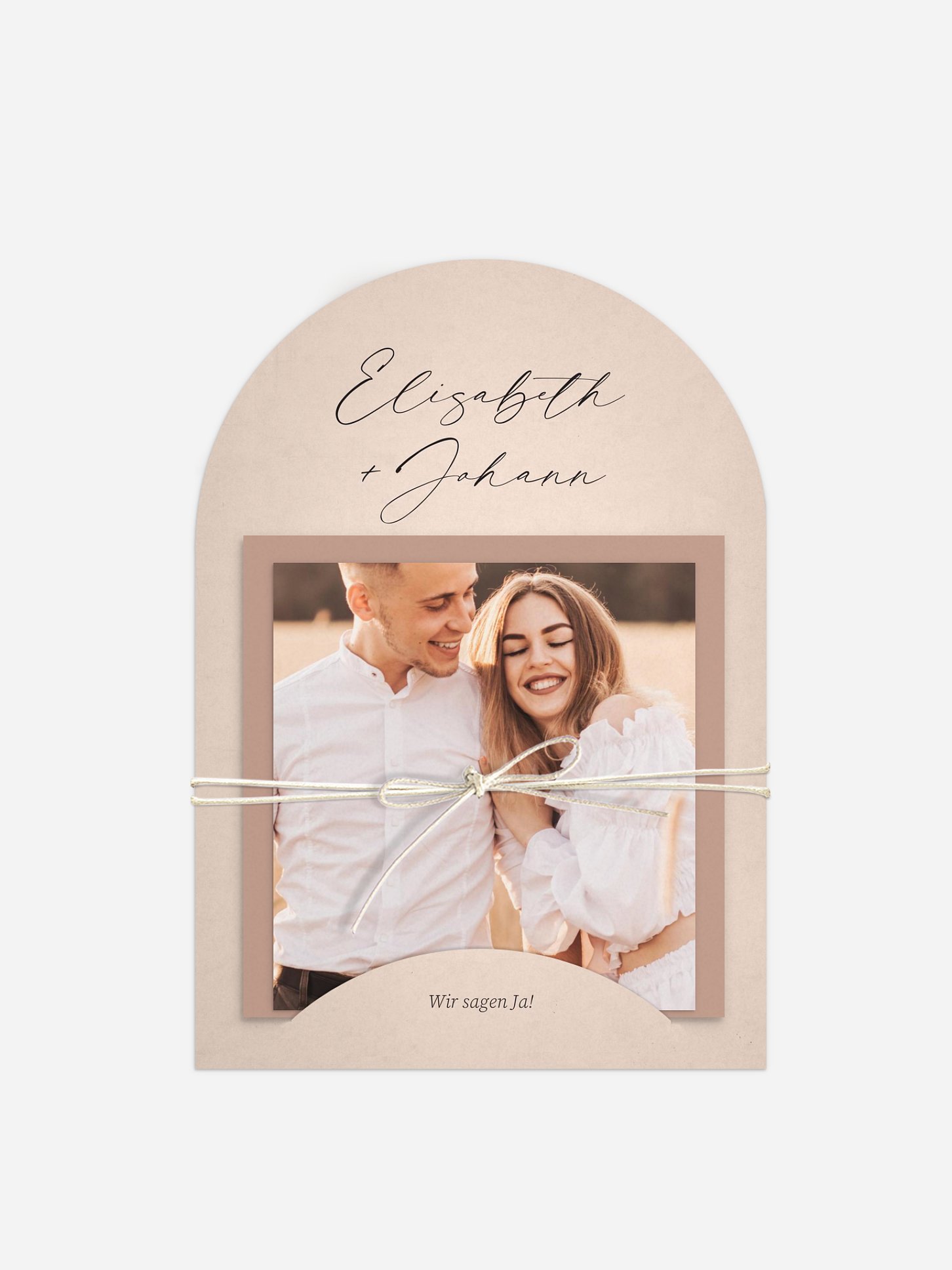 Hochzeitseinladung Rustic Luxe