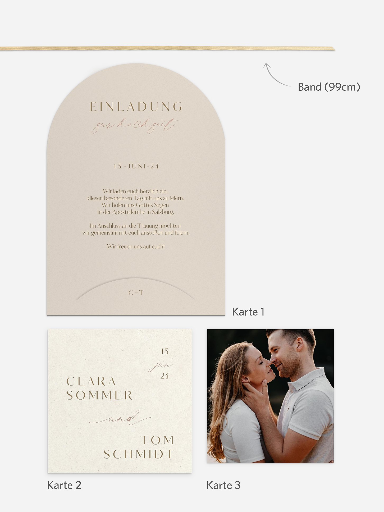 Hochzeitseinladung Felicia