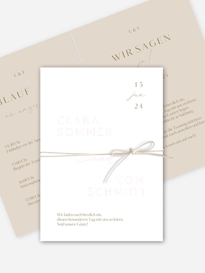 Hochzeitseinladung Felicia