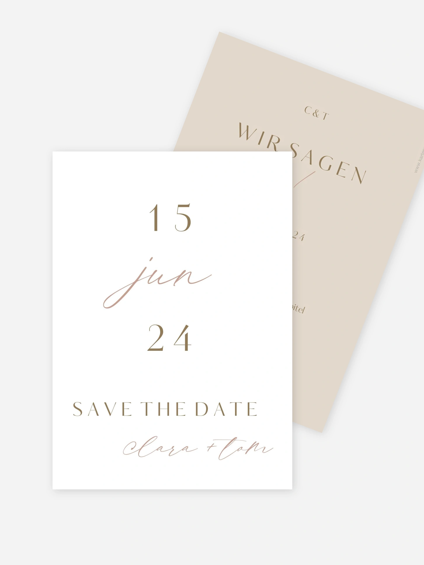 Save-the-Date Karte Felicia