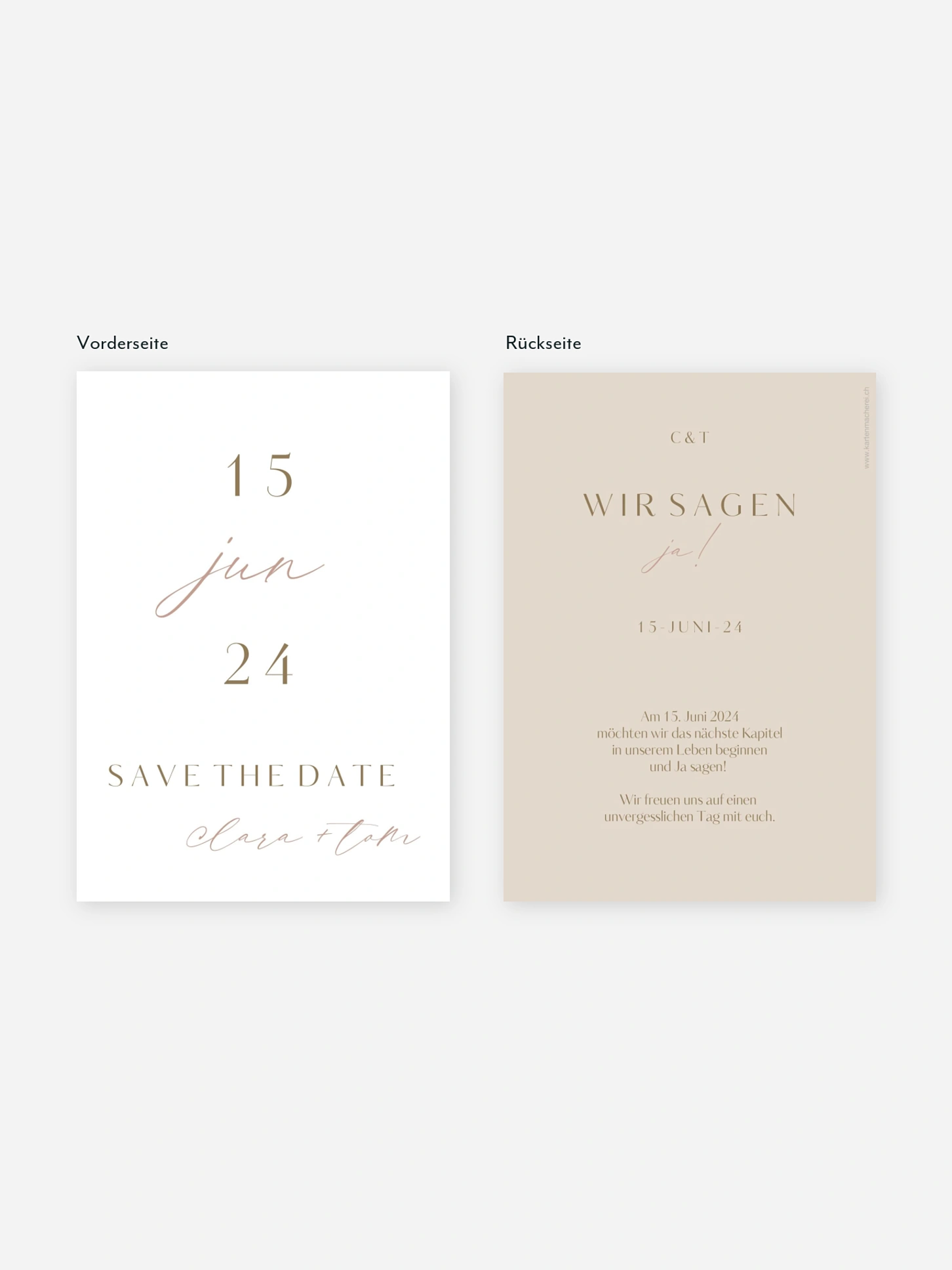 Save-the-Date Karte Felicia