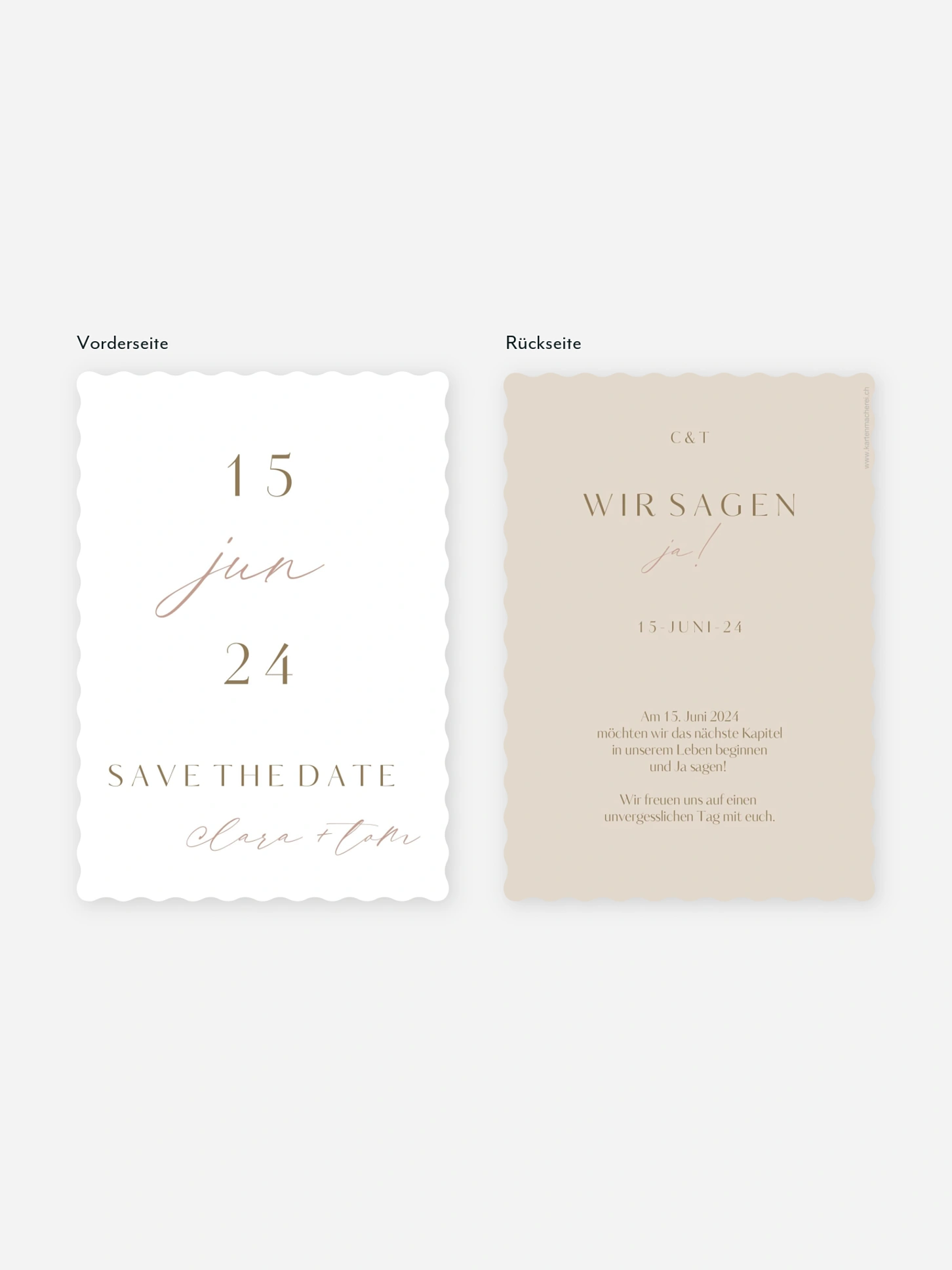 Save-the-Date Karte Felicia