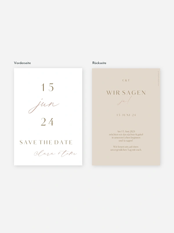 Save-the-Date Karte Felicia