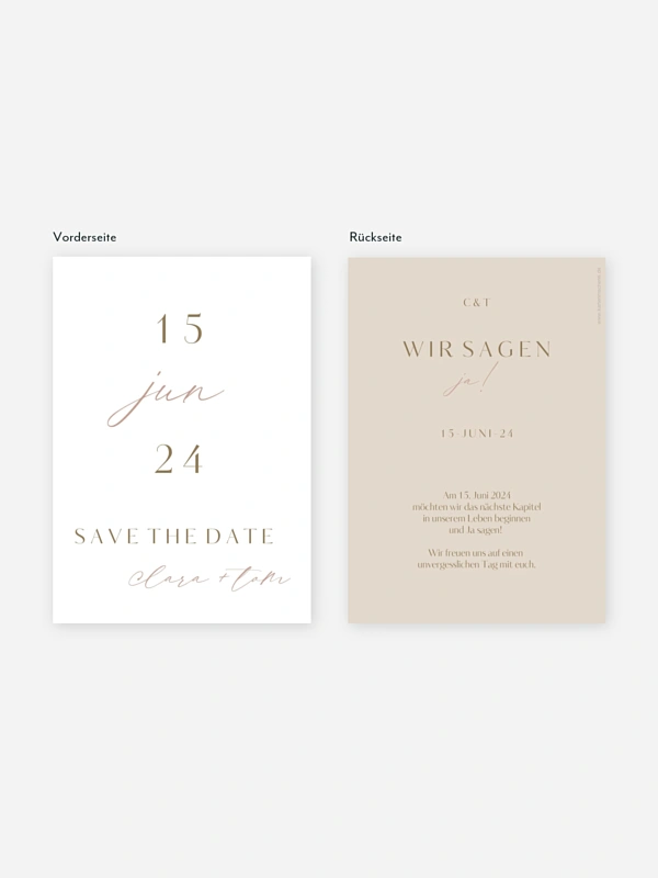 Save-the-Date Karte Felicia