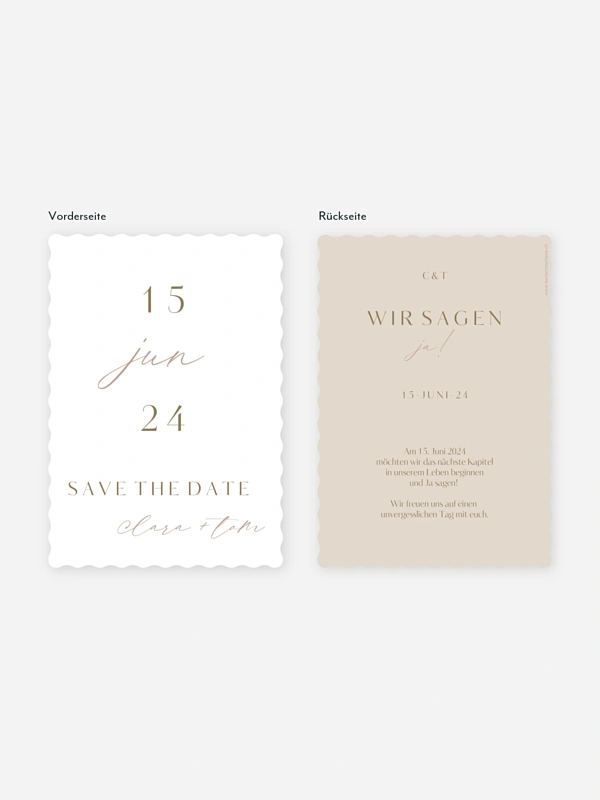 Save-the-Date Karte Felicia
