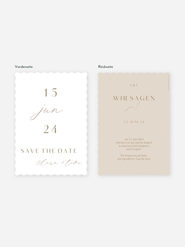 Save-the-Date Karte Felicia