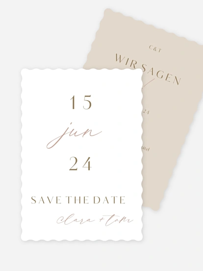 Save-the-Date Karte Felicia