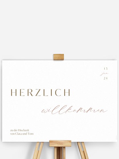 Willkommensschild Felicia