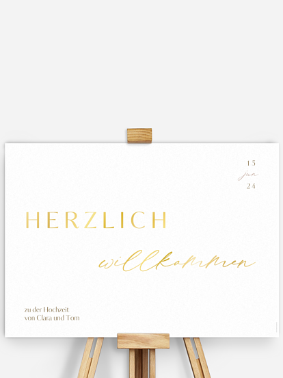 Willkommensschild Felicia