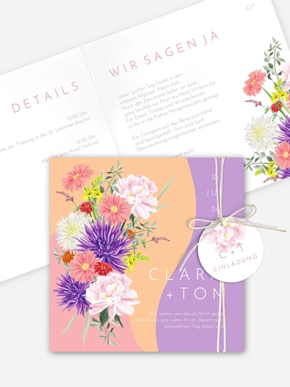 Hochzeitseinladung Isabella