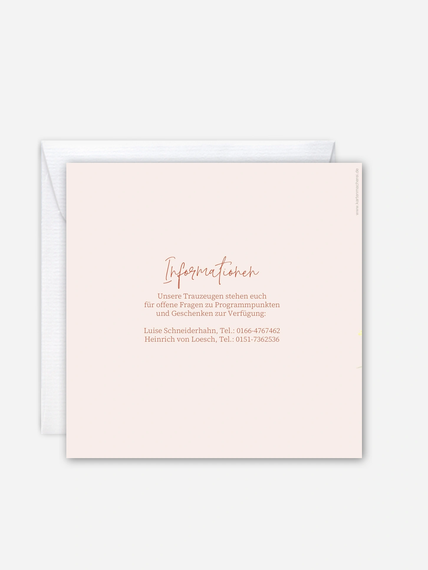 Hochzeitseinladung Happy Flowers