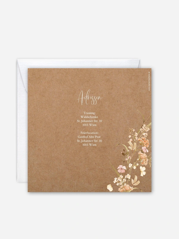 Hochzeitseinladung Garden Bloom