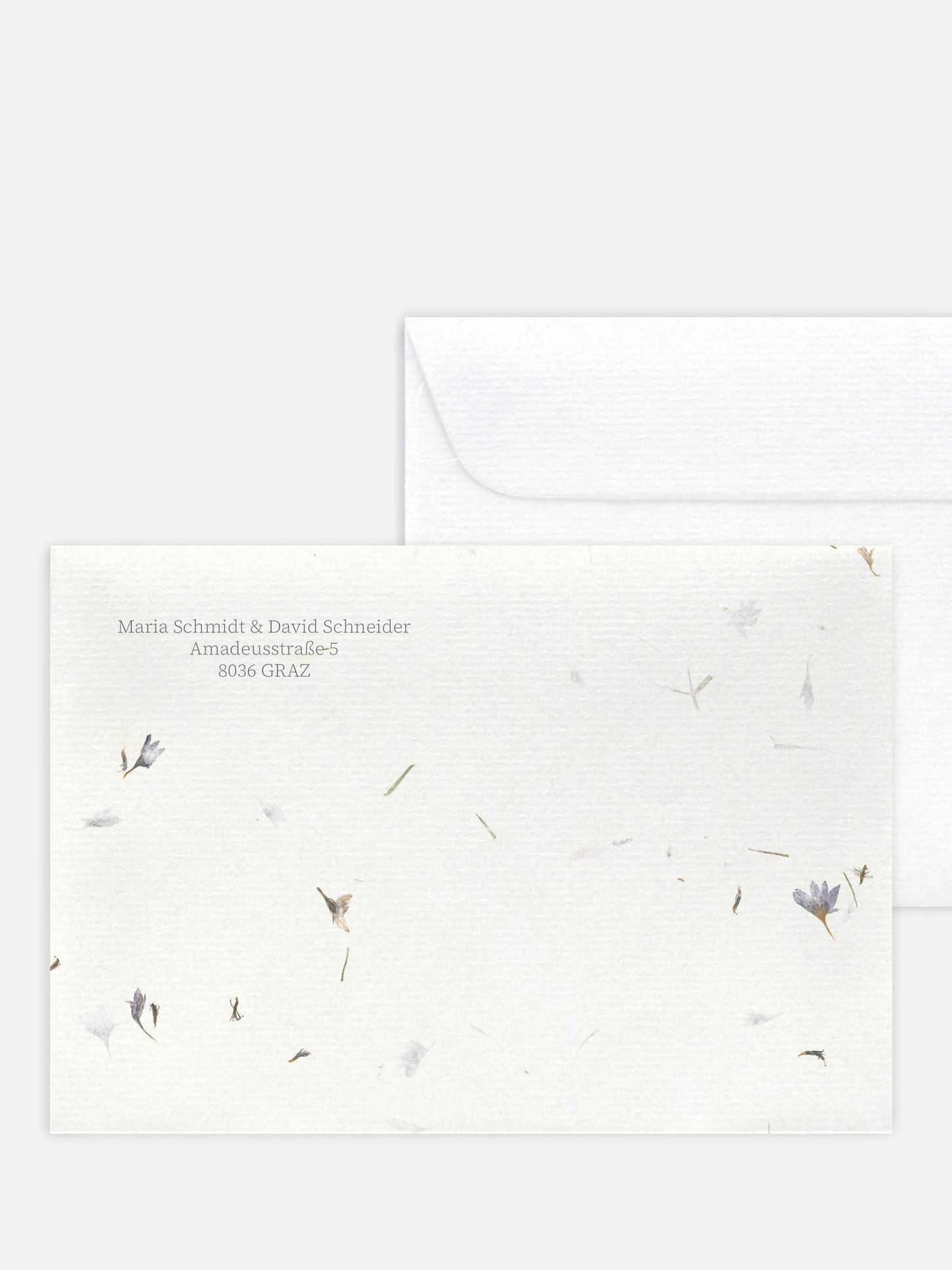 Briefumschlag mit Motiv Dried Petals