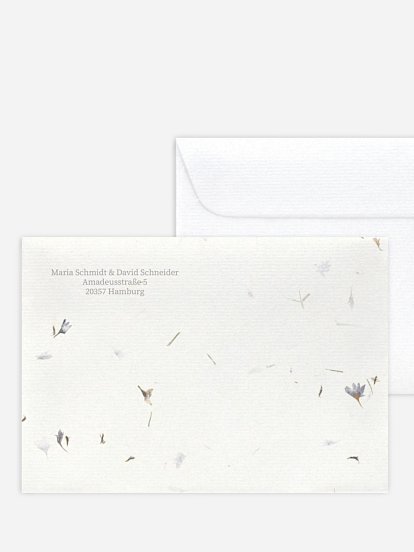 Briefumschlag mit Motiv Dried Petals