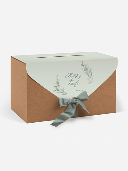 Kartenbox Taufe Floating Love