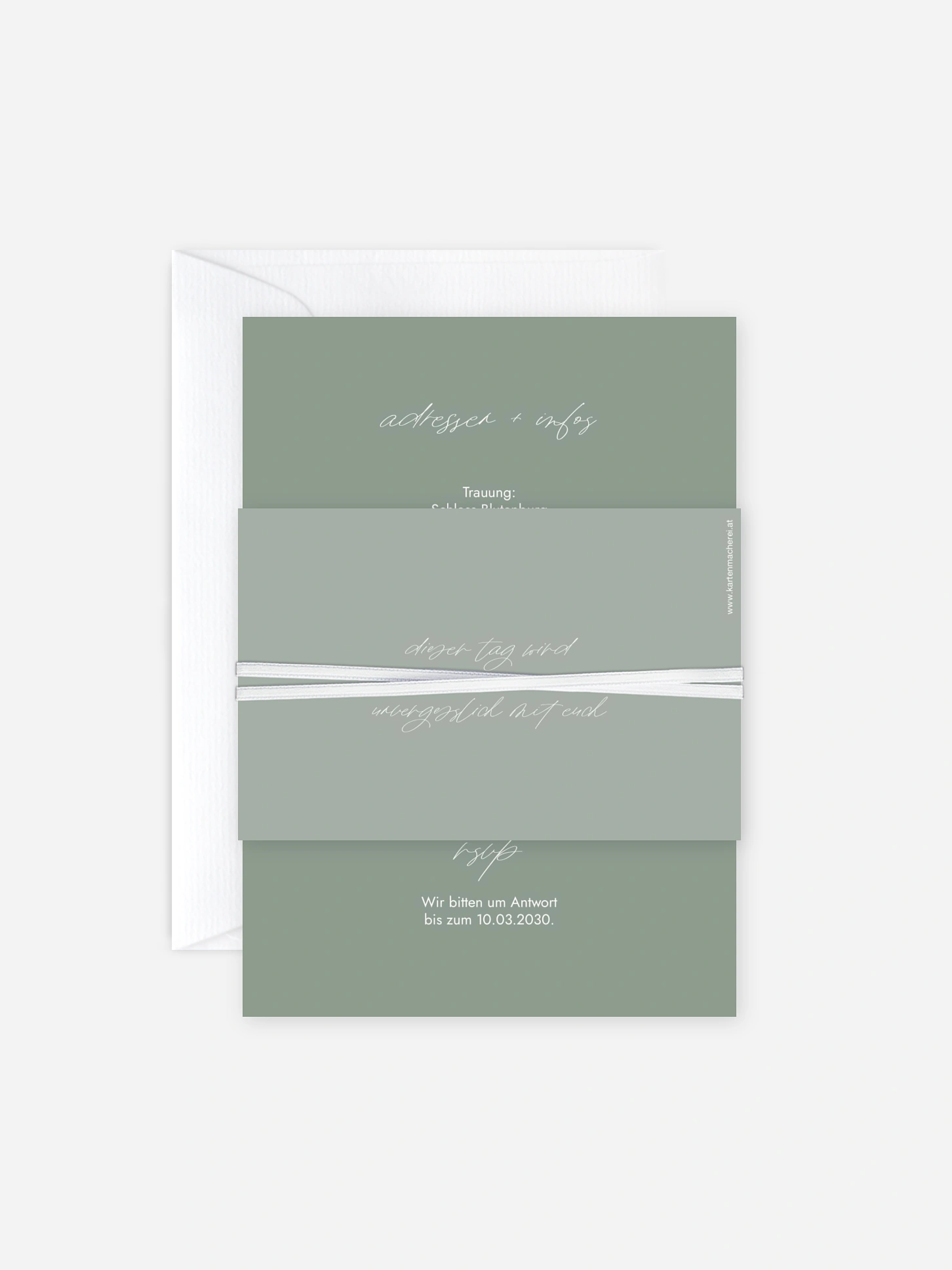 Hochzeitseinladung Green Dream