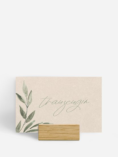 Tischkarte Hochzeit Green Dream