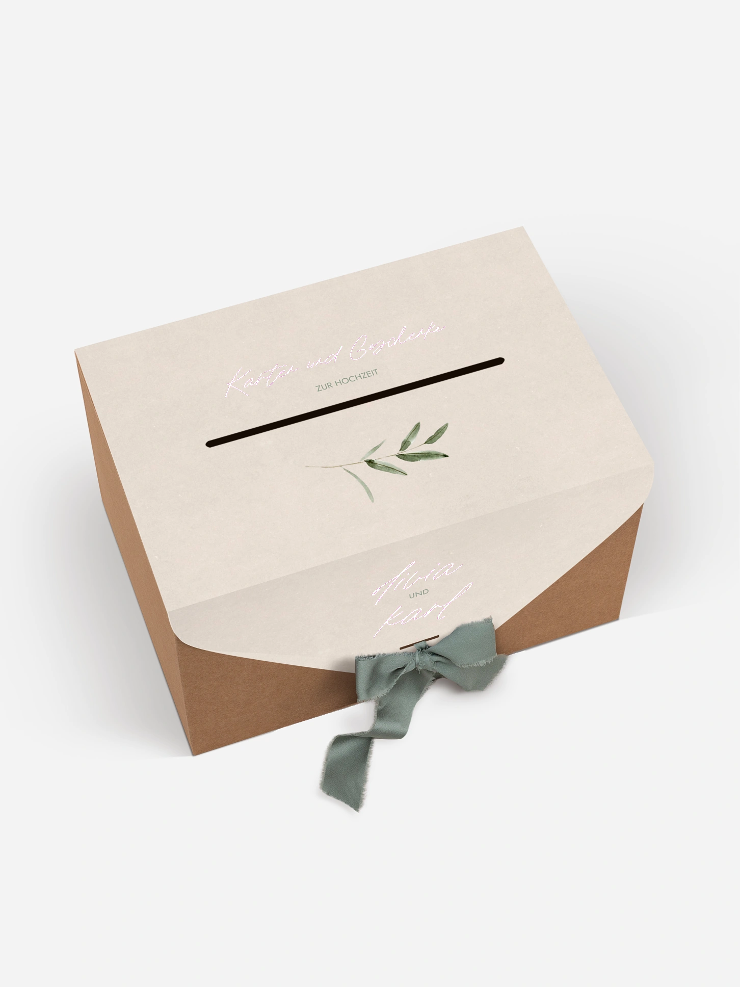 Kartenbox Hochzeit Green Dream