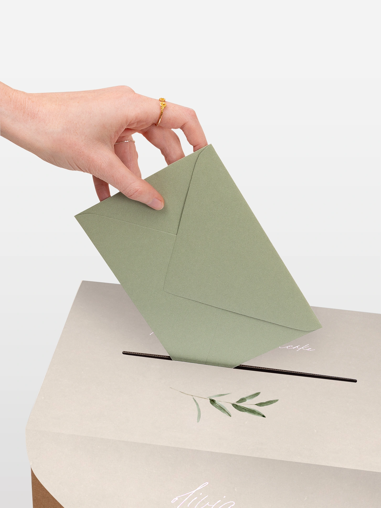 Kartenbox Hochzeit Green Dream