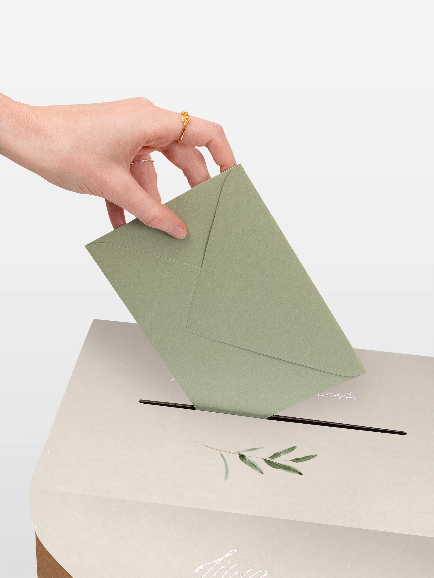 Kartenbox Hochzeit Green Dream