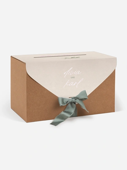 Kartenbox Hochzeit Green Dream